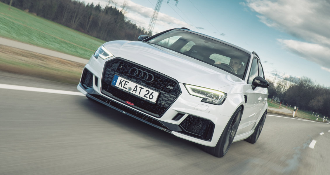 Тюнинг ABT для Audi RS3 8V 2018 2019 2020. Обвес, диски, выхлопная система
