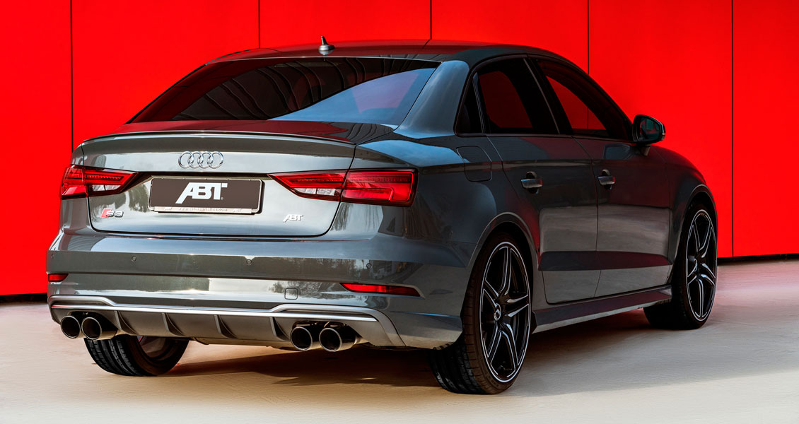 Тюнинг ABT для Audi S3 8V 2018 2017. Обвес, диски, выхлопная система