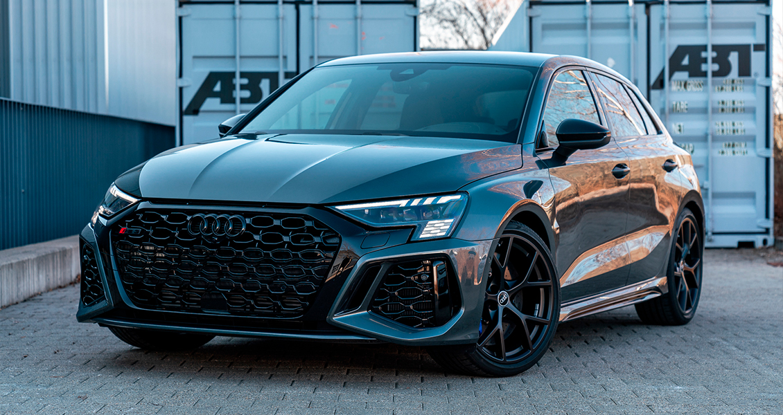 Тюнинг ABT для Audi RS3 8Y 2023 2022 2021 2020. Обвес, диски, выхлопная система
