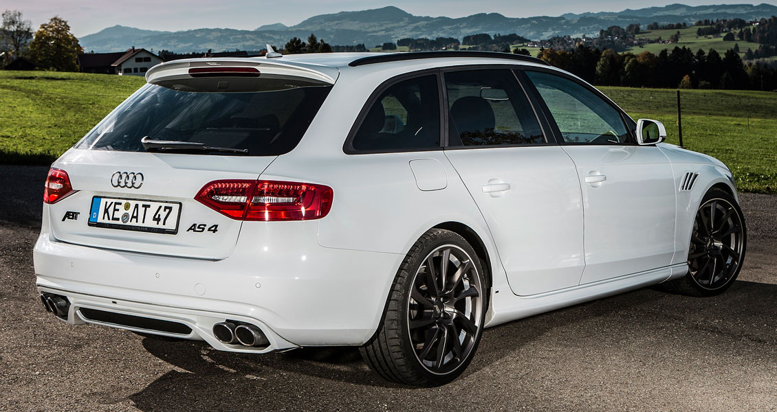 Тюнинг ABT для Audi A4 B8 2015 2014 2013 2012. Обвес, диски, выхлопная система
