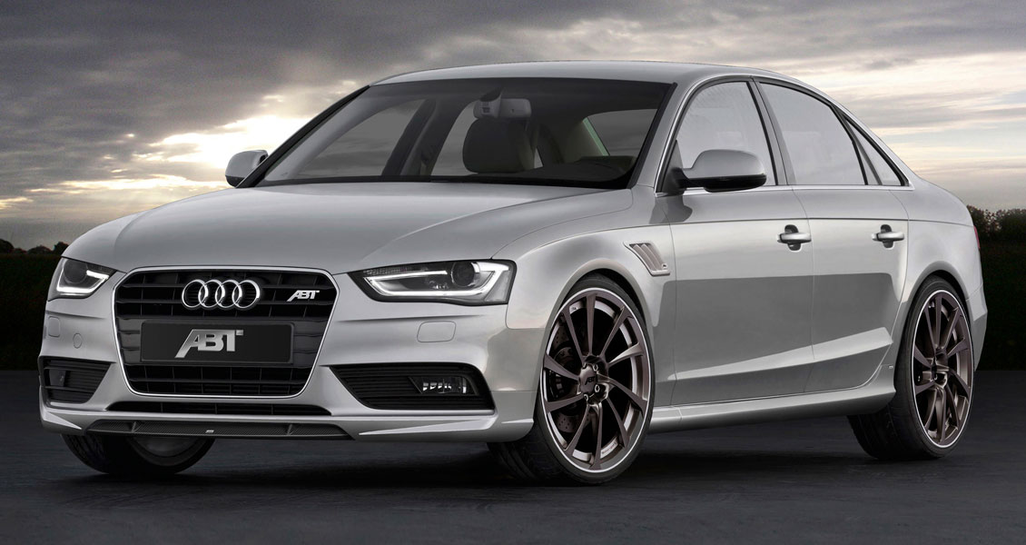 Тюнинг ABT для Audi A4 B8 2015 2014 2013 2012. Обвес, диски, выхлопная система
