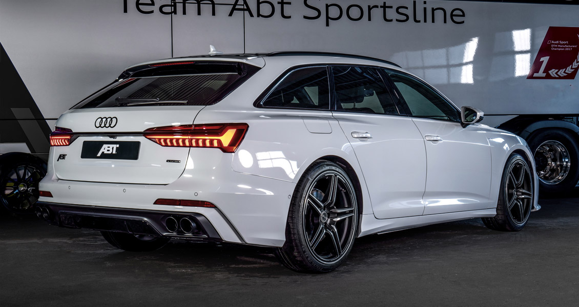 Тюнинг ABT для Audi A6 С8 4K 2020 2019. Обвес, диски, выхлопная система