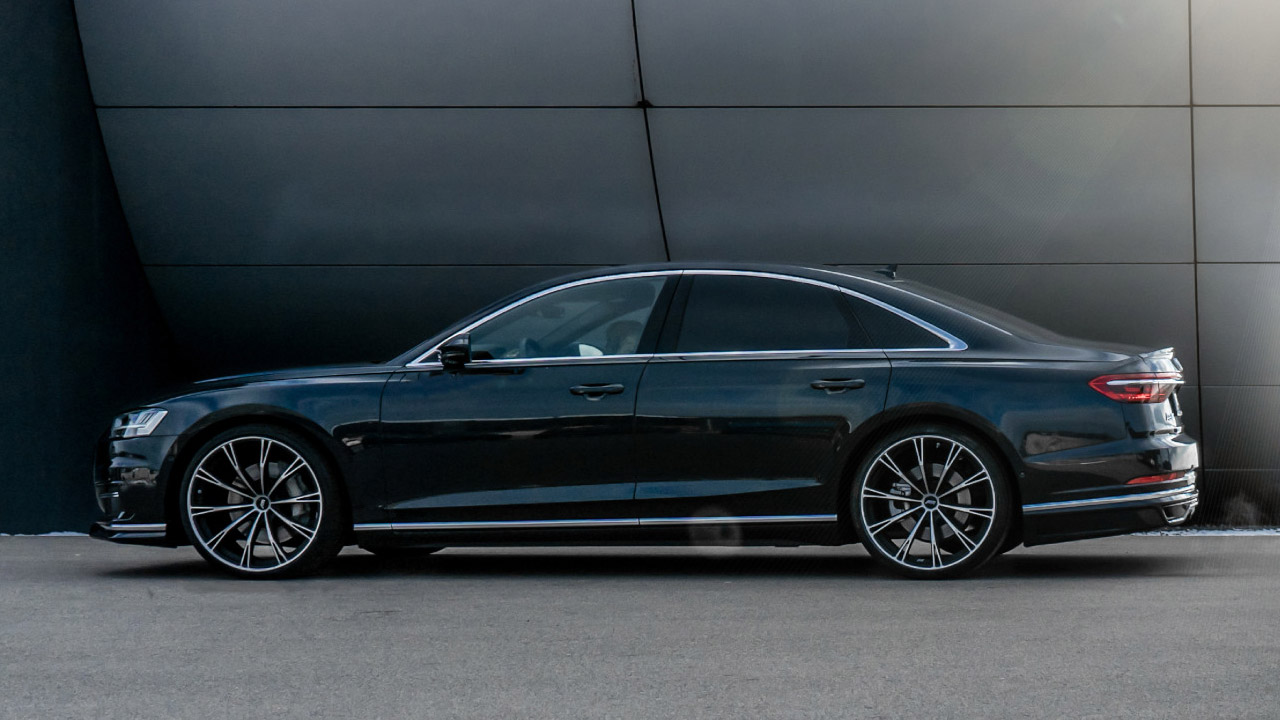 Тюнинг ABT для Audi A8 D5 2020 2019 2018. Обвес, диски, выхлопная система