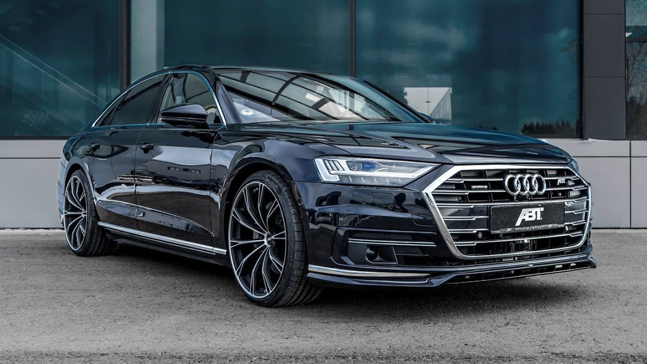 Тюнинг ABT для Audi A8 D5 2020 2019 2018. Обвес, диски, выхлопная система