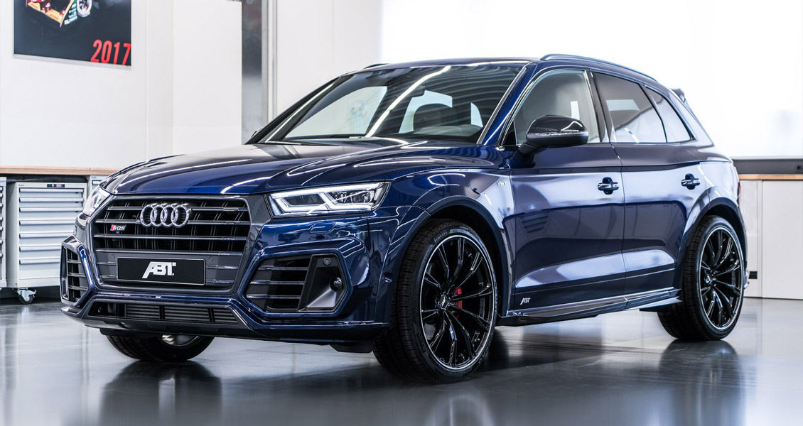 Тюнинг ABT для Audi SQ5 2018 2017. Обвес, диски, выхлопная система