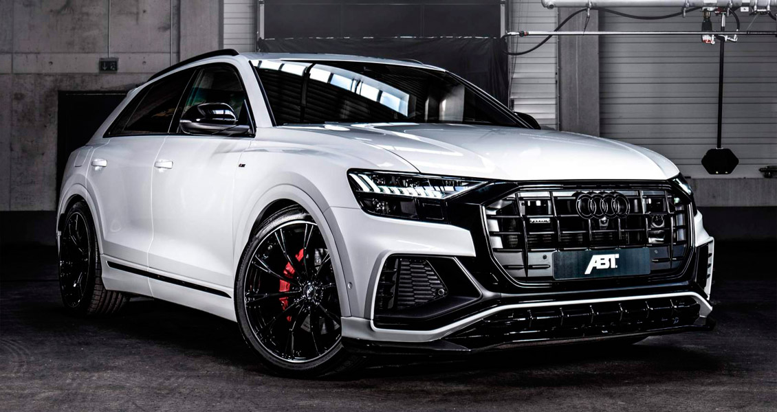 Тюнинг ABT для Audi Q8 4M 2019 2018. Обвес, диски, выхлопная система