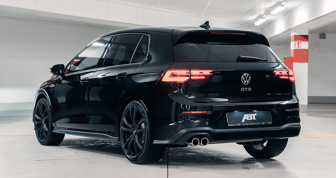 Тюнинг ABT для VW Golf VIII GTI GTD 2023 2022 2021 2020. Обвес, диски, выхлопная система, подвеска, чип тюнинг.