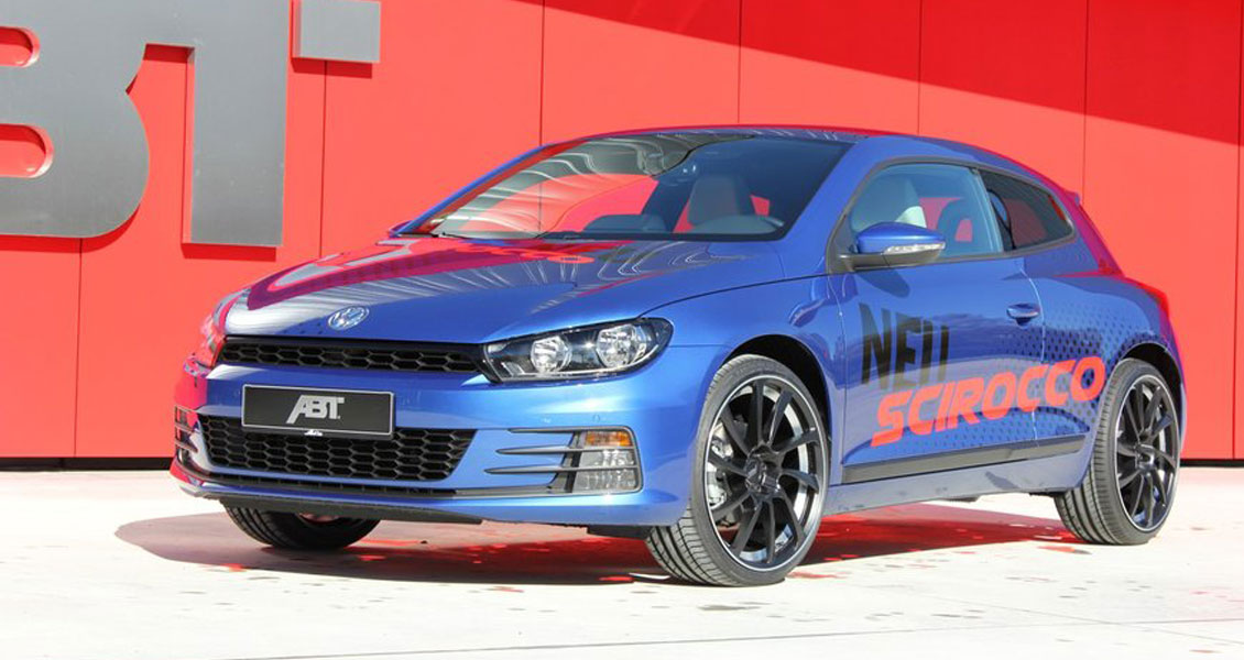 Тюнинг ABT для VW Scirocco 2013 2012 2011 2010. Обвес, диски, выхлопная система.