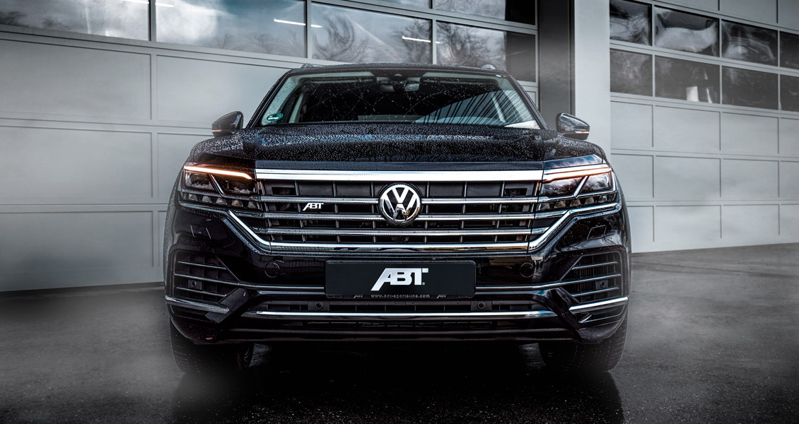 Тюнинг ABT для VW Touareg 2019 2018. Обвес, диски, выхлопная система.