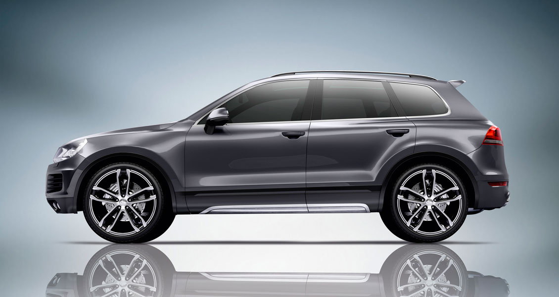 Тюнинг ABT для VW Touareg NF 2014 2013 2012 2011. Обвес, диски, выхлопная система.