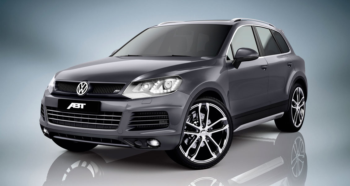 Тюнинг ABT для VW Touareg NF 2014 2013 2012 2011. Обвес, диски, выхлопная система.