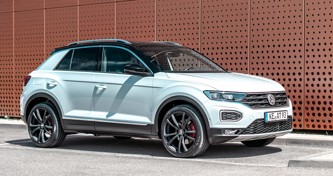 Тюнинг ABT для T-Roc 2023 2022 2021 2020 2019. Обвес, диски, выхлопная система.